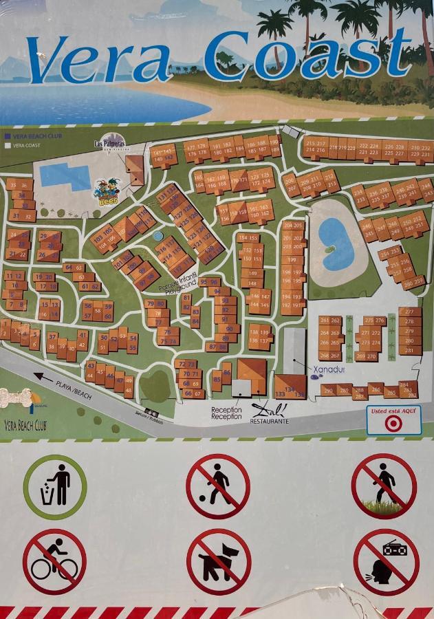 Playas de Vera Apartamento Soleado Vera Costa, 200 M De La Playa מראה חיצוני תמונה